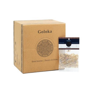 Goloka - Aid Charity while Enjoying Quality Copal Resin 15G 24 Packs/ Display Box