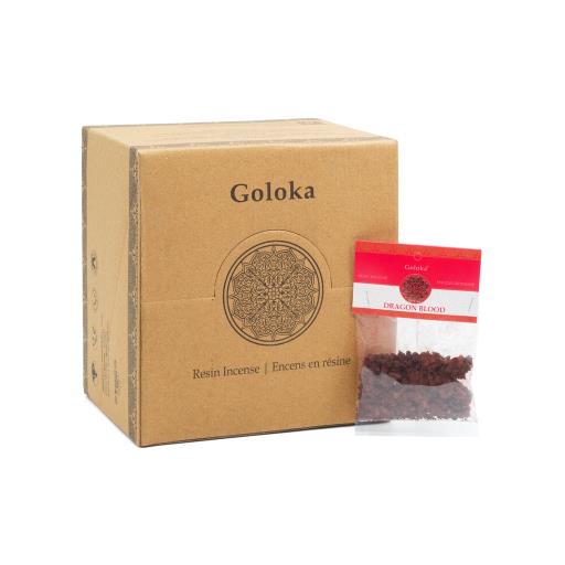 Goloka - Aid Charity while Enjoying Quality Dragon Blood Resin 15G 24 Packs/ Display Box