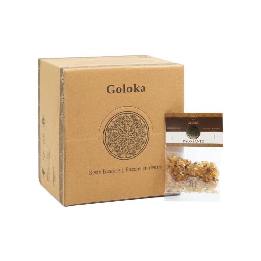 Goloka - Aid Charity while Enjoying Quality Palo Santo Resin 15G 24 Packs/ Display Box