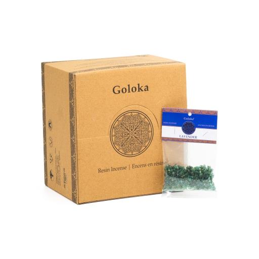 Goloka - Aid Charity while Enjoying Quality Lavender Resin 15G 24 Packs/ Display Box