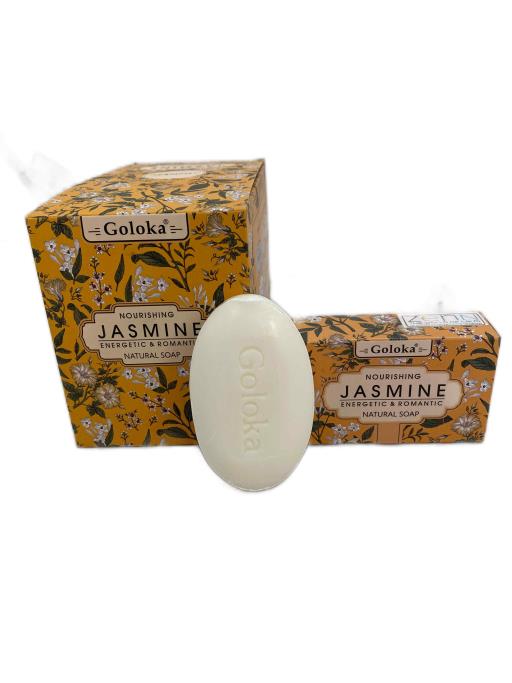 Goloka - Aid Charity while Enjoying Quality Jasmine Natural Soap 75G 1 Soap Bar/ Inner Box