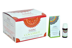 Goloka - Aid Charity while Enjoying Quality Coconut Aroma Oil 10Ml 10Ml/ Bottle 12 Bottles/ Box