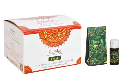 Goloka - Aid Charity while Enjoying Quality Citronella Aroma Oil 10Ml/ Bottle 12 Bottles/ Box