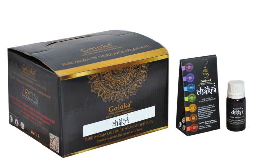 Goloka - Aid Charity while Enjoying Quality Chakra Aroma Oil 10Ml/ Bottle 12 Bottles/ Box