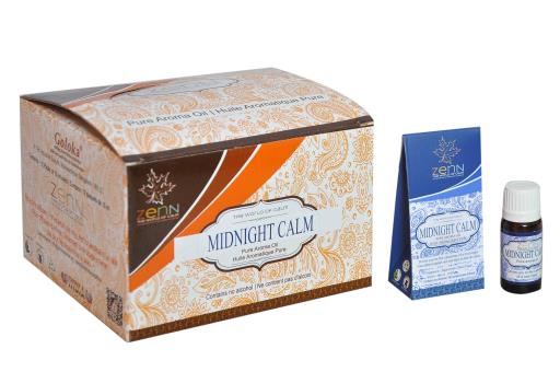 Goloka - Aid Charity while Enjoying Quality Midnight Calm Aroma Oil 10Ml/ Bottle 12 Bottles/ Box