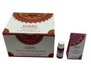 Goloka - Aid Charity while Enjoying Quality Strawberry Aroma Oil 10Ml/ Bottle 12 Bottles/ Box