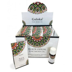 Goloka - Aid Charity while Enjoying Quality Black Opium Aroma Oil 10Ml 10Ml/ Bottle 12 Bottles/ Box