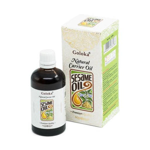 Goloka - Aid Charity while Enjoying Quality Sesame Carrier Oil 100Ml 100Ml/ Bottle 48 Bottles/ Case