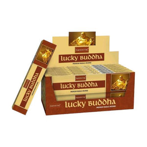 Nandita Fragrances Lucky Buddha Incense Stick 15G 7.8" 15 G/ Pack 12 Packs/ Box