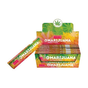 Nandita Fragrances Marijuana Incense Stick 15G 7.8" 15 G/ Pack 12 Packs/ Box