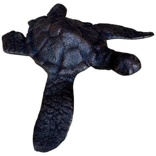 Blue Harbour Cast Iron Turtle Dark Brown