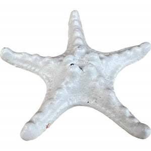 Blue Harbour Cast Iron Rustic Metallic Whitewashed Decorative Large Starfish 