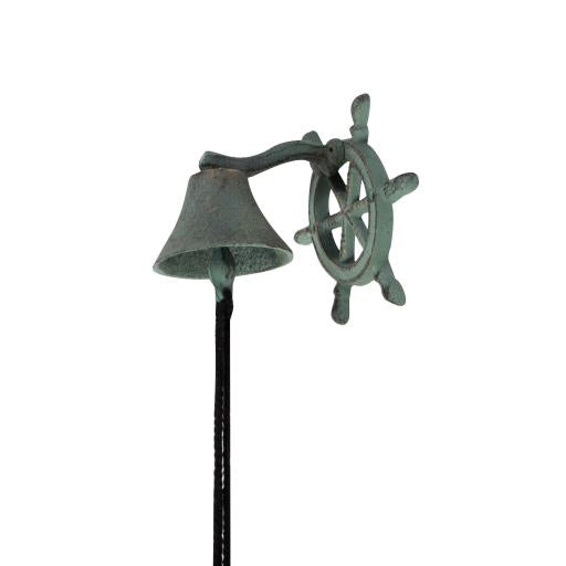 Blue Harbour Cast Iron Bell Ship'S Wheel Base 