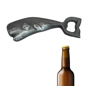 Blue Harbour Cast Iron Bottle Opener Whale Black & Silver