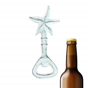 Blue Harbour Cast Iron Bottle Opener Starfish White