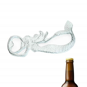 Blue Harbour Cast Iron Bottle Opener Mermaid White