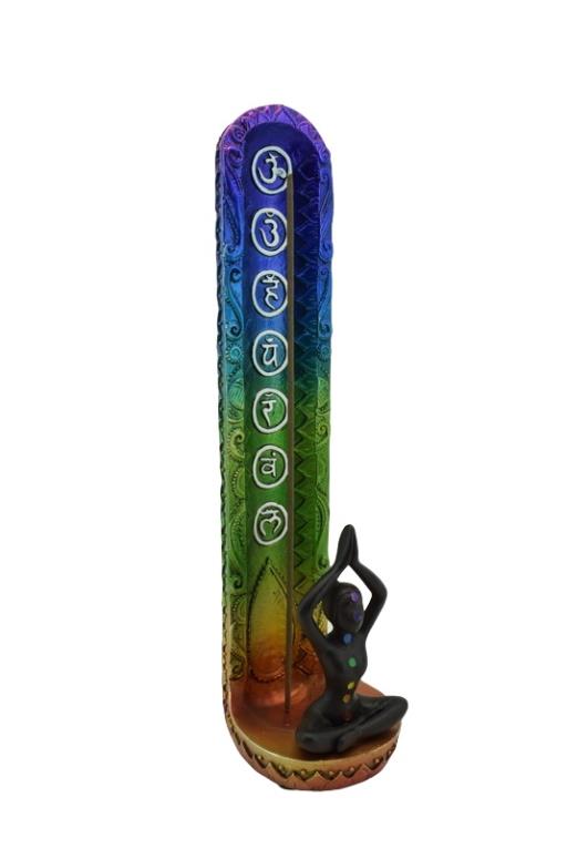 ZenN Tower Incense Burner Seven Chakra Multi Colour