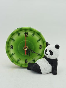 SeasonZ Panda With Clock Black White Green