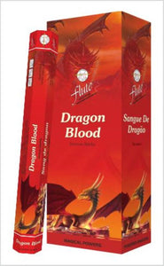 Flute - Heritage - Cycle Dragon Blood Incense Sticks 9" 20 Sticks/Tube 6 Tubes/Box