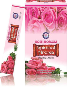 Miscellaneous Spiritual Aroma Rose Blossom Incense Sticks 7.8" 15 Sticks/ Pack 12 Packs/ Box