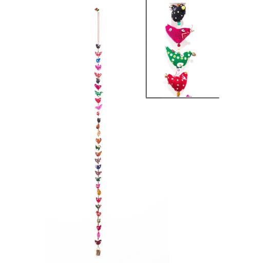 ZenN Wind Chimes 30 Parrots 