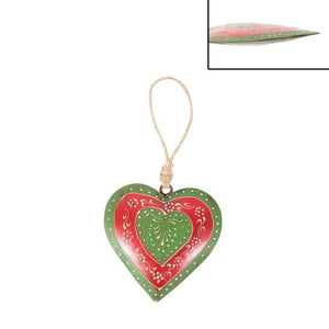 SeasonZ Hanging Heart Green And Red 