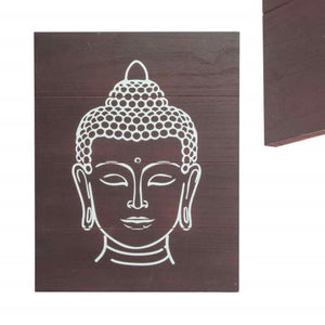 ZenN Green Earth New Age Plaque - Buddha Brown White