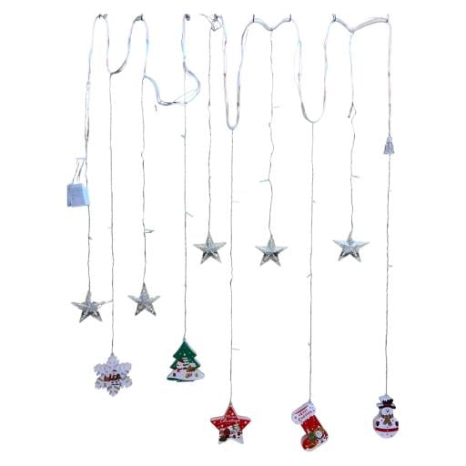 Christmas Christmas Led Lights With Stars Moon Christmas Tree Flower And Stockings 