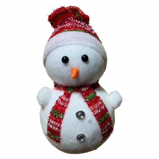 Christmas Christmas Snow Man Red White 1Pcs/Opp