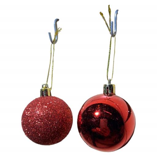 Christmas Christmas Balls 12 In BoxRedSilver Gold 12Pcs/Box