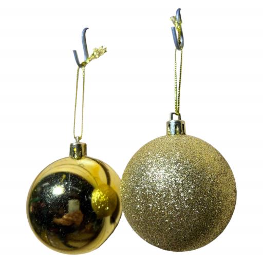 Christmas Christmas Balls 12 In BoxRedSilver Gold 12Pcs/Box