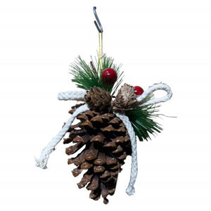 Christmas Christmas Pine Cone 1 In BoxRedBrown White 1Pcs/Opp