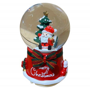 Christmas Christmas Snow GlobesSnow Man And Christmas Tree "Merry Christmas" White Red Green 1Pcs/Box