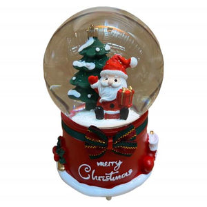 Christmas Christmas Snow GlobesSnow Man And Christmas Tree "Merry Christmas" White Red Green 1Pcs/Box