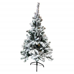 Christmas Christmas Tree 3.9Ft With 330 Branch Tips Green White 