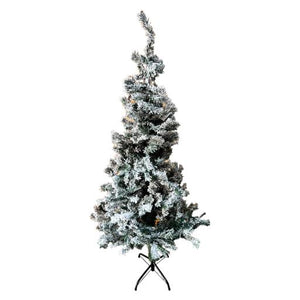 Christmas Christmas Tree 4.9Ft With 330 Branch Tips Green White 