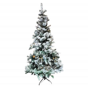 Christmas Christmas Tree 5.9Ft With 600 Branch Tips Green White 