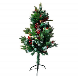 Christmas Christmas Tree 3.9Ft With Red Cherry Green WhiteRed 