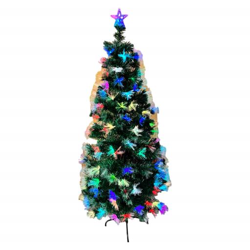 Christmas Christmas Tree Pre-Lit With Multi Color Led 5.9Ft 