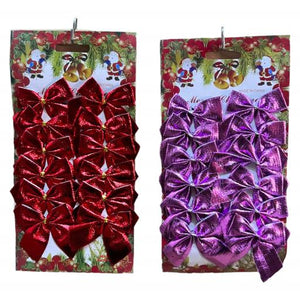 Christmas Christmas Bows 14 In Bag Red 