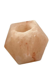 ZenN Himalayan Salt Candle Holder Octagon Shape 