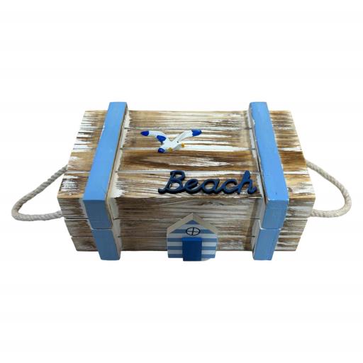 Blue Harbour Rope Handle Box With House 