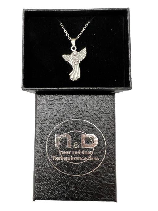 Near & Dear - Remembrance Stainless Steel Pendant Angel Includes Stainless Steel Chain 2.2Mm X55Cm