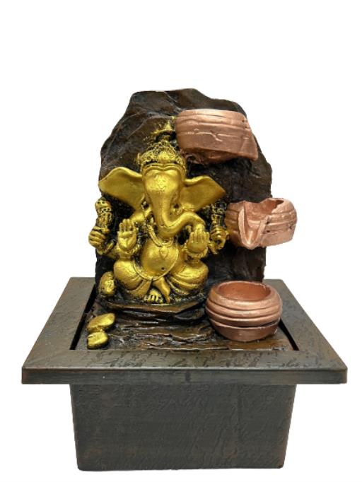 ZenN Fountain Ganesha Gold 