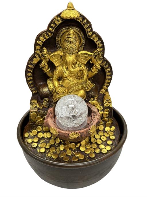 ZenN Fountain Ganesha With Gold 