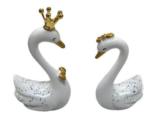 ZenN Swan King And Queen White 