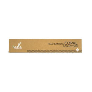 Ispalla Organic Palo Santo & Copal "Connection" Incense Sticks 9" 10 Sticks/ Pack 12 Packets/Plastic Pack & Total 120 Sticks