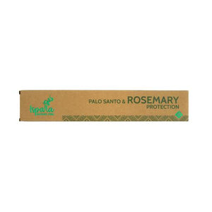 Ispalla Organic Palo Santo & Rosemary "Protection" Incense Sticks 10 Sticks/ Pack 12 Packets/Plastic Pack & Total 120 Sticks