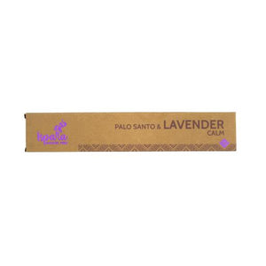 Ispalla Organic Palo Santo & Lavender "Calm" Incense Sticks 10 Sticks/ Pack 12 Packets/Plastic Pack & Total 120 Sticks