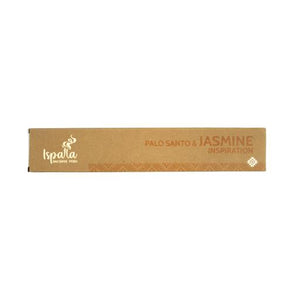 Ispalla Organic Palo Santo & Jasmine "Inspiration" Incense Sticks 10 Sticks/ Pack 12 Packets/Plastic Pack & Total 120 Sticks